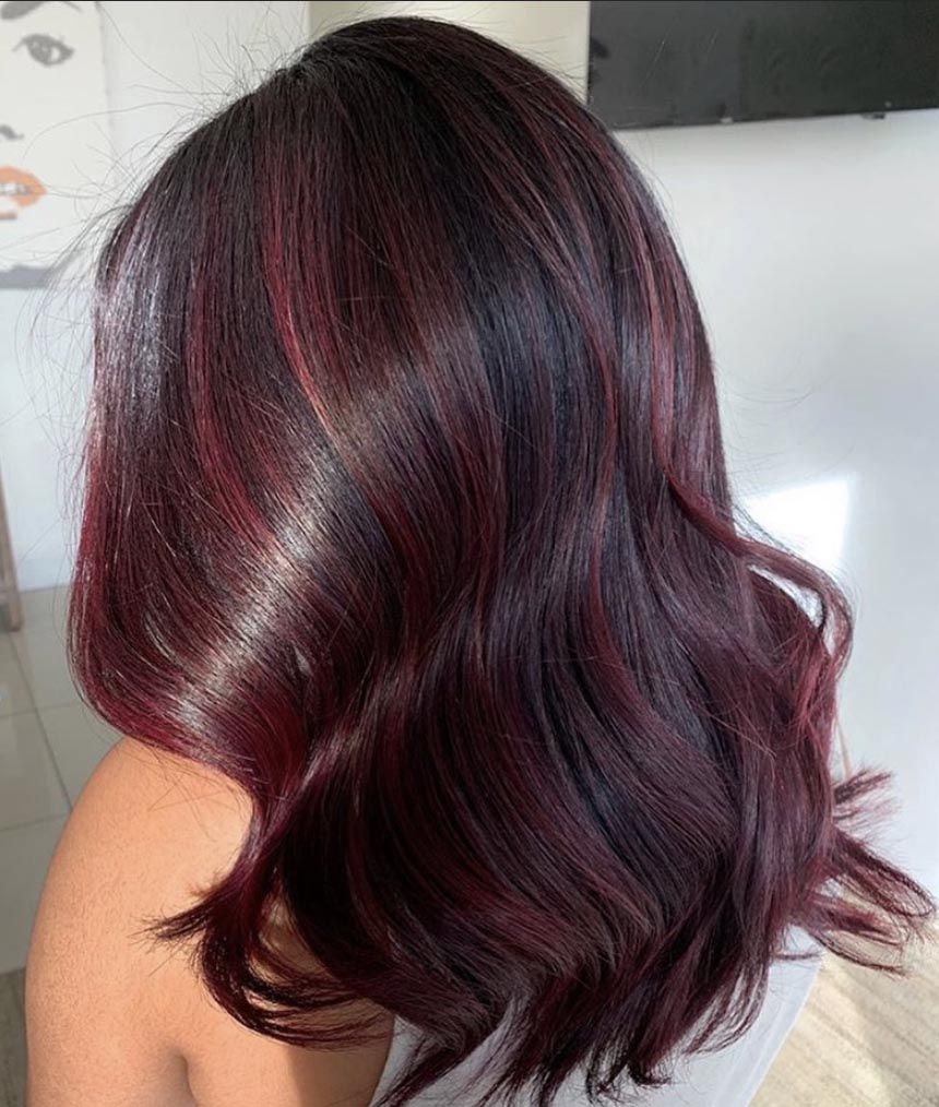 Dark Auburn With Cherry Undertones Dark Auburn With Cherry Undertones — Winter Auburn Hair Color