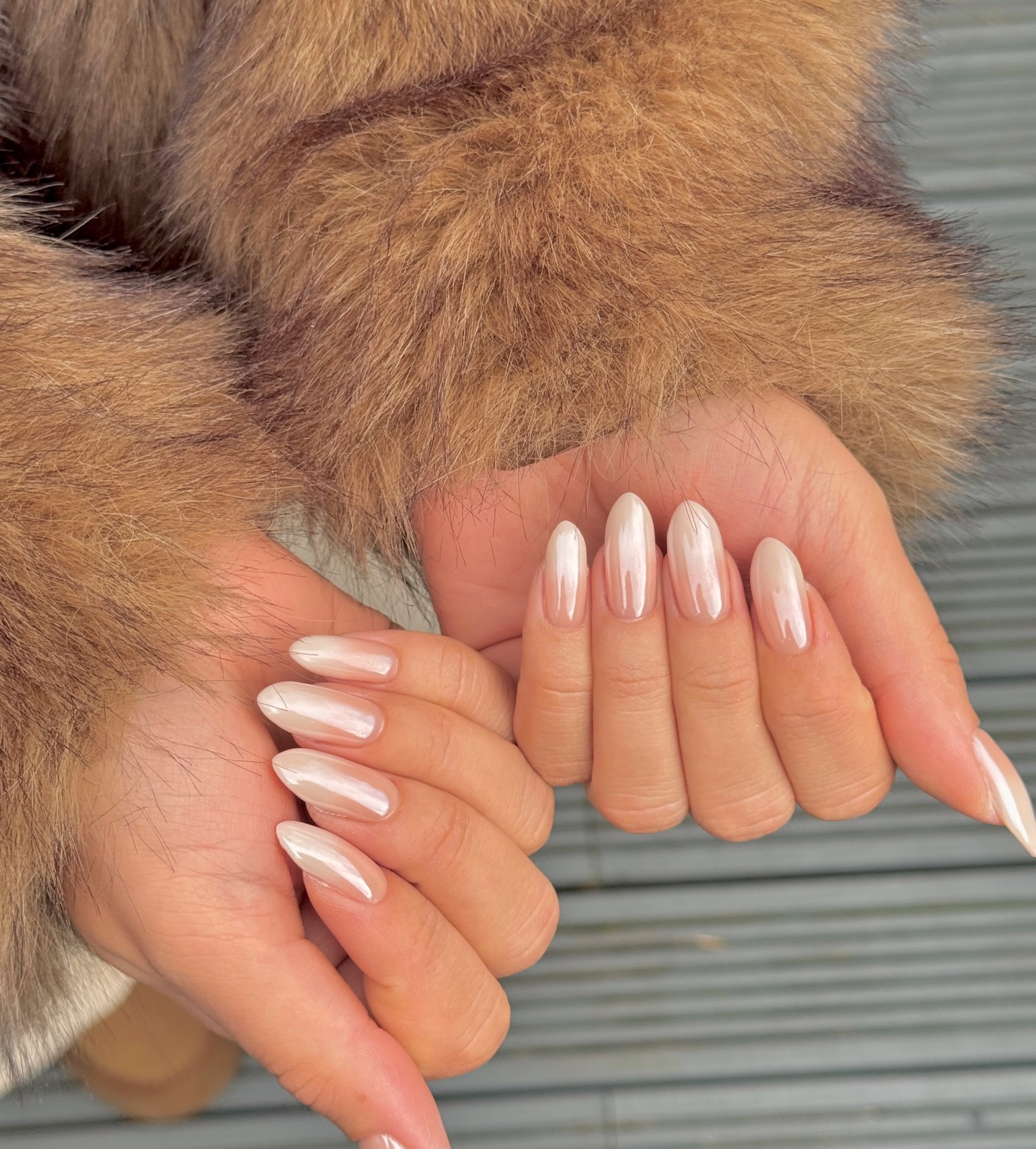 Winter Visual Idea Winter Visual Idea — Winter Dip Powder Nails