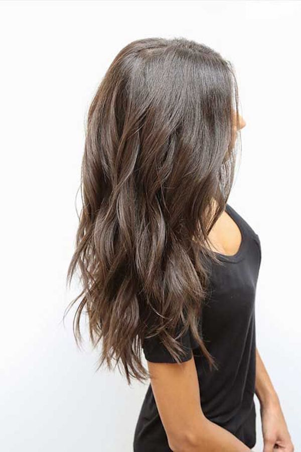 Thick Dark Brown Loose Waves — Winter Hairstyles for Long Hair