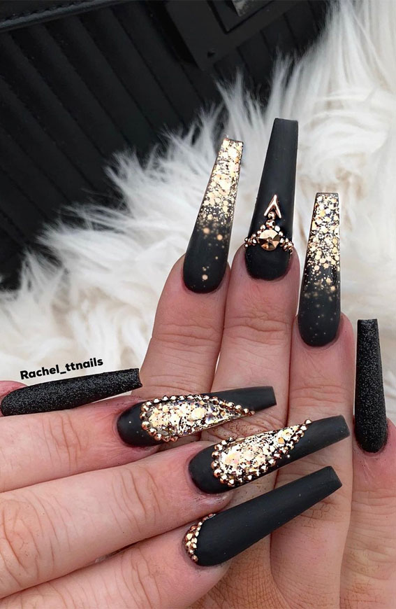 Rainbow-Colored French Tips Visual Idea — Coffin Nail Designs