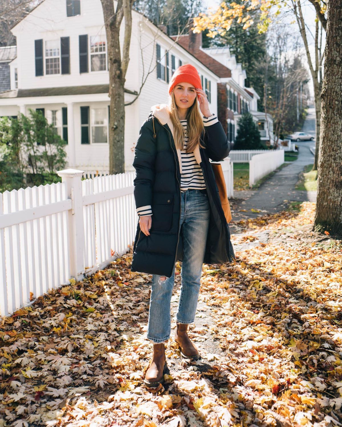 Puffer Coat and Beanie for Casual Winter Days Puffer Coat and Beanie for Casual Winter Days — Modest Winter Outfits