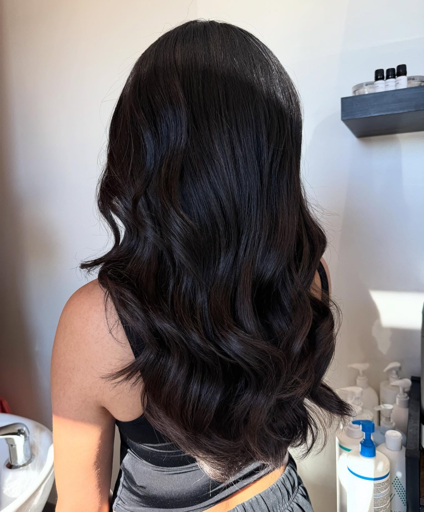 Solid Cool Espresso Waves Solid Cool Espresso Waves — Espresso Brown Hair