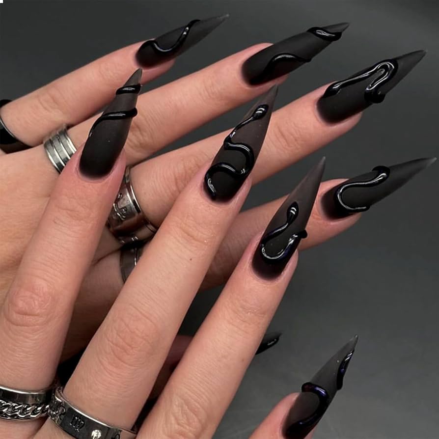 3D Snake Design Visual Idea 3D Snake Design Visual Idea — Long Winter Nails