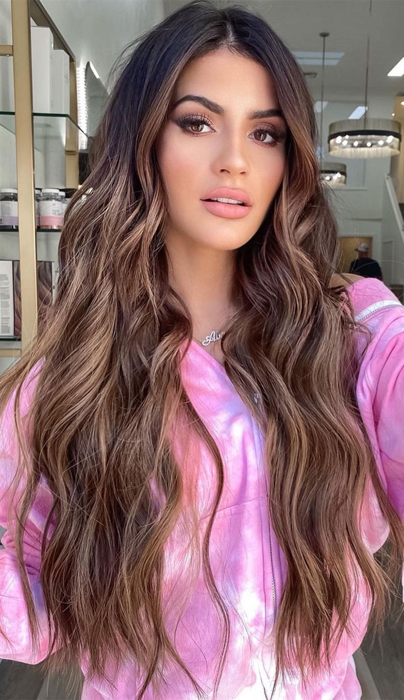 Dark Brown with Bronzed Highlights Dark Brown with Bronzed Highlights — Dark Winter Hair Colors