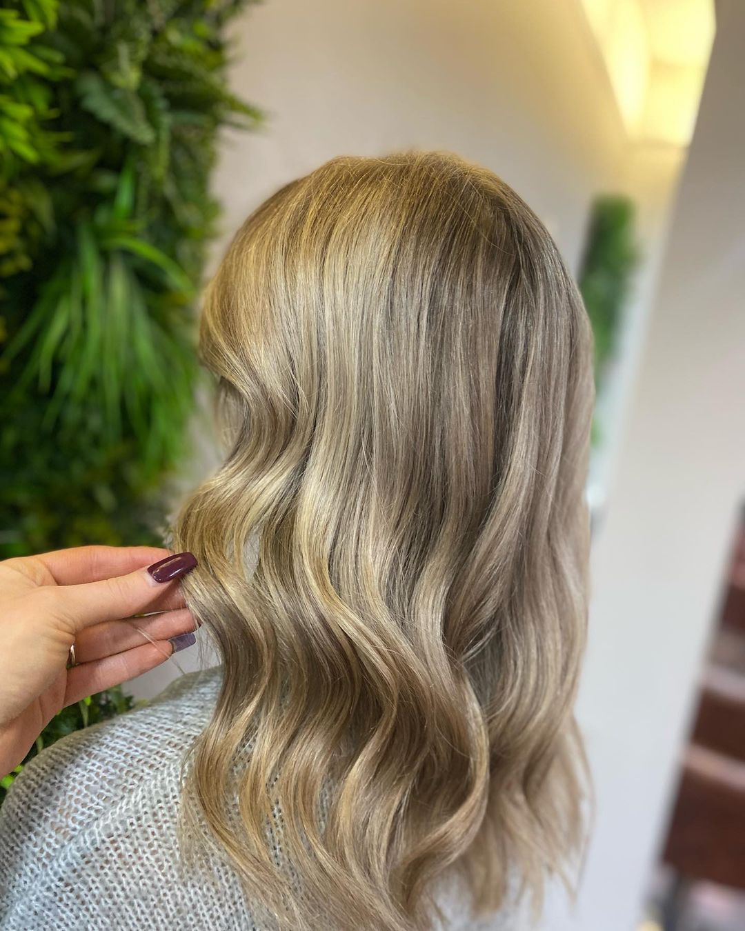 Side View Visual Idea Side View Visual Idea — Lowlights for Blonde Hair