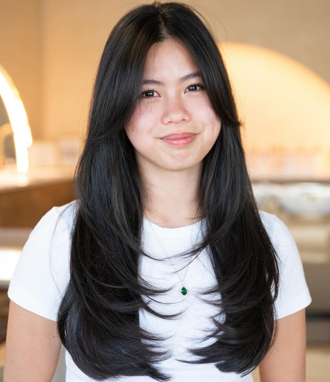 50 Cute Long Layered Haircuts with Bangs for 2026