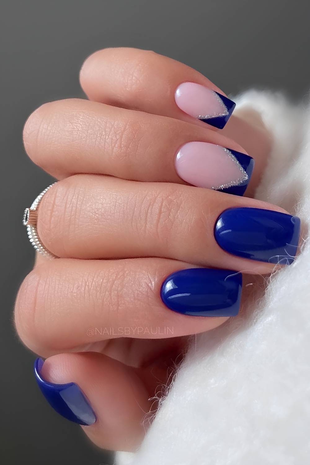 20 Royal Blue Nails That'll Have You Feeling Like a Queen
