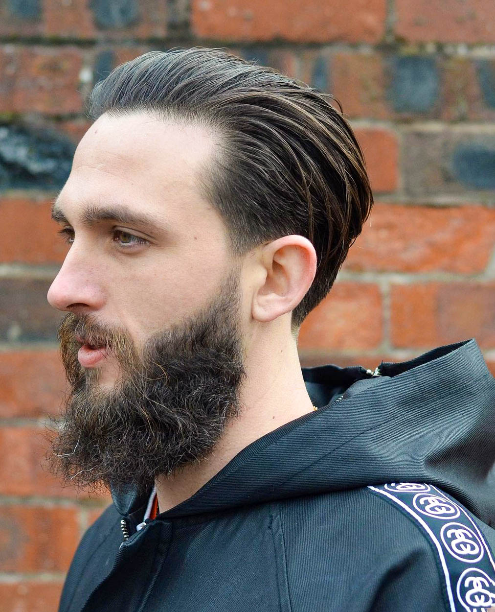 Slicked Back Undercut With Wet Look — Winter Hairstyles for Men