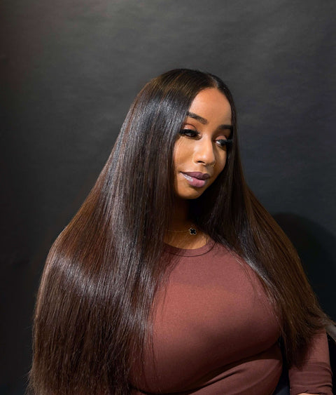 Sleek Long Espresso Brown Sleek Long Espresso Brown — Espresso Brown Hair