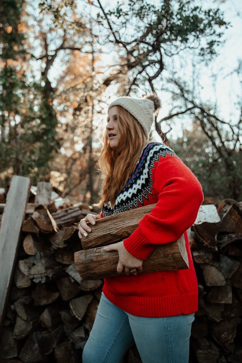 Fair Isle Sweater and Jeans for a Cozy Cabin Vibe — Cabin Trip Outfits