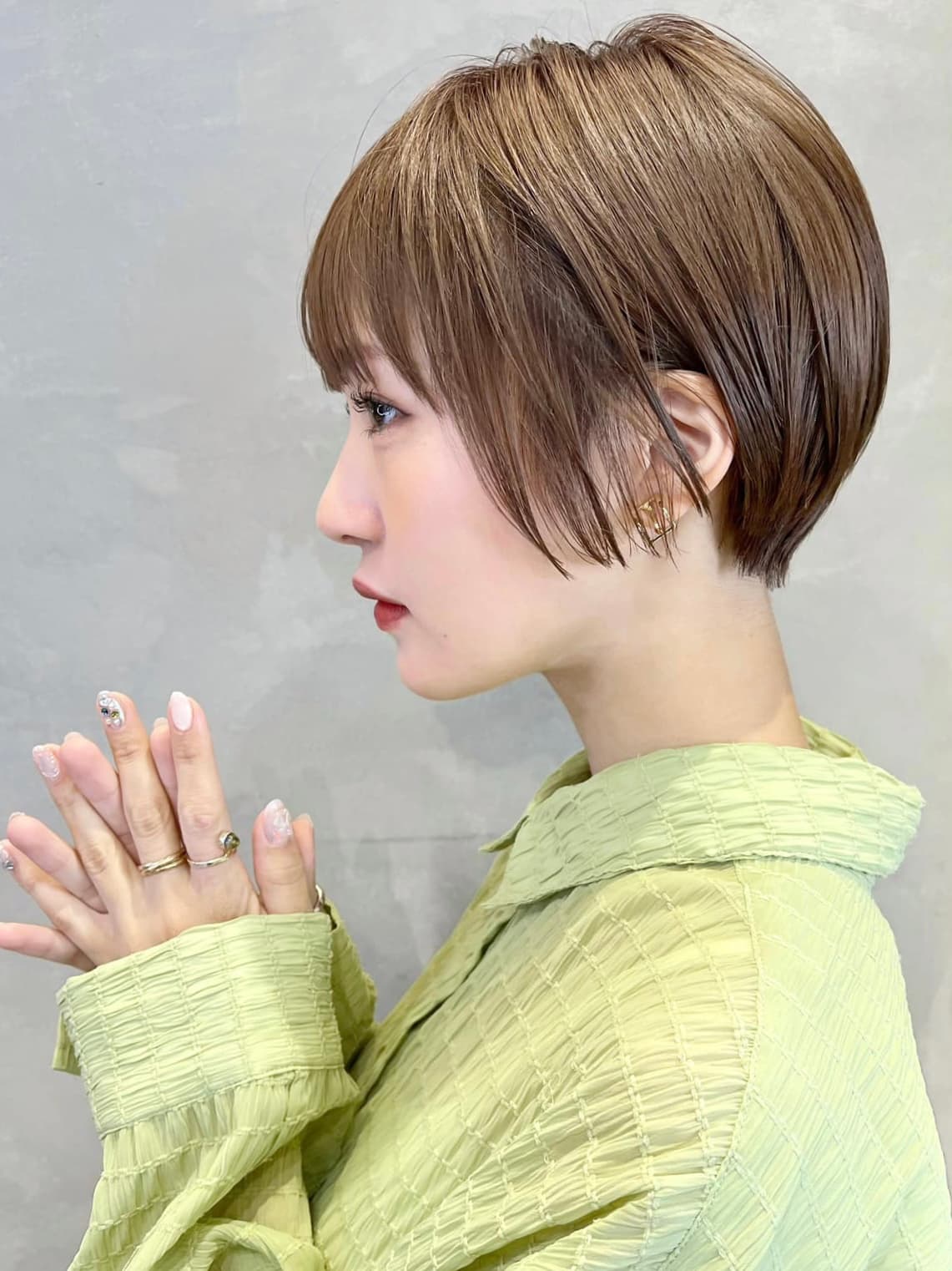 Light Brown Mushroom Short | TORNADO HAIR SALON | TORNADO HAIR SALON