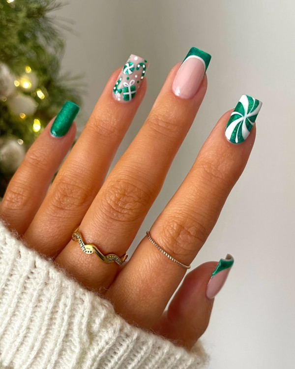 Festive Christmas Nail Art Designs Festive Christmas Nail Art Designs — Nail Art Ideas