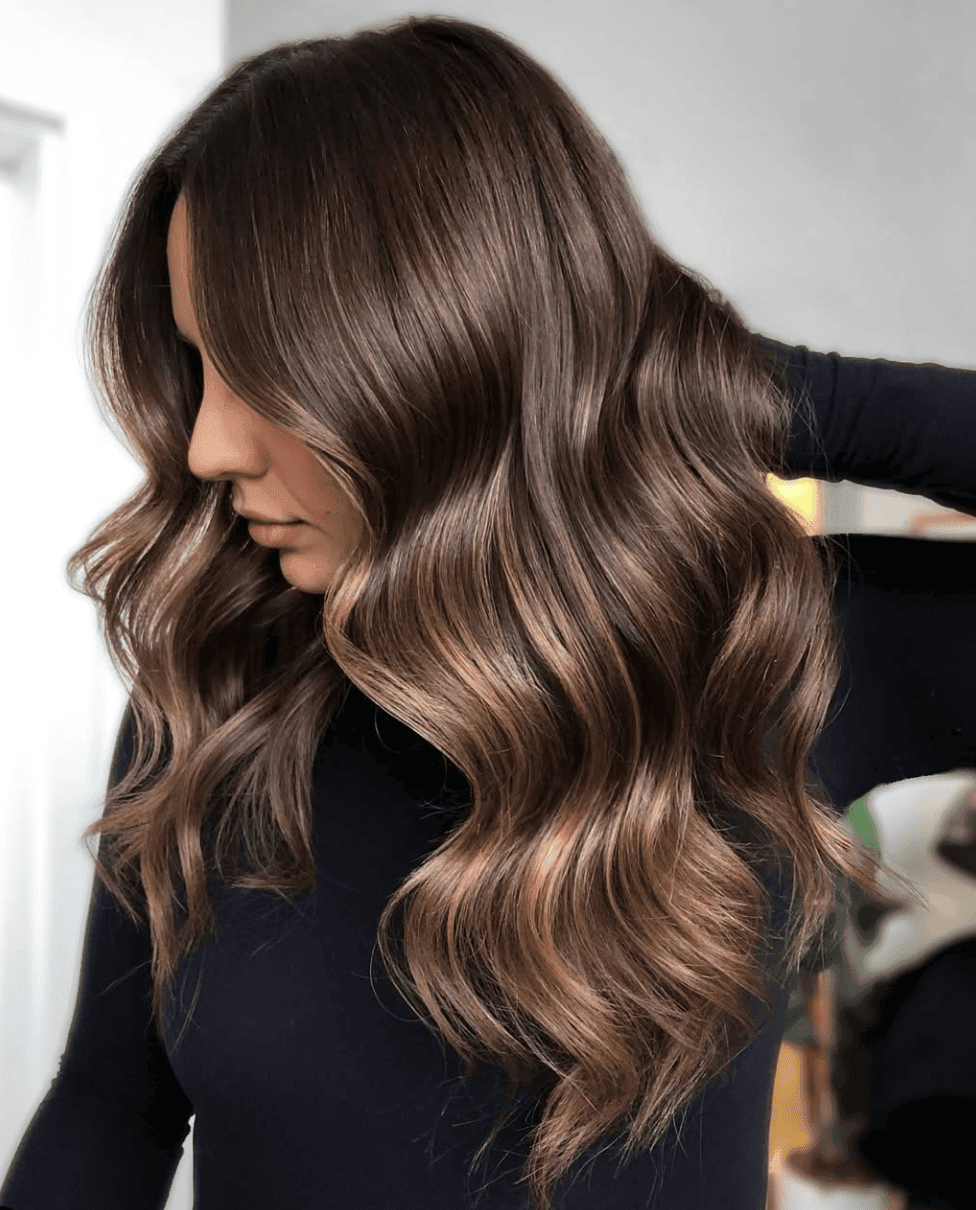 Front View Visual Idea Front View Visual Idea — Winter Hair Colors for Brunettes