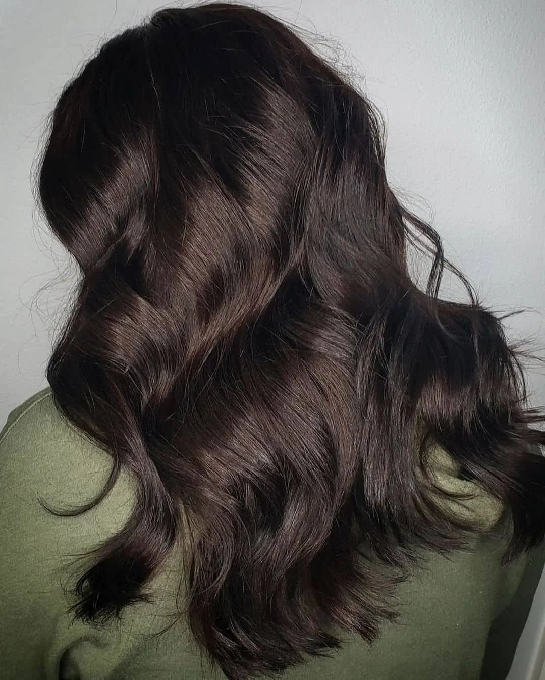 Deep Espresso Brown with Cool Undertones Deep Espresso Brown with Cool Undertones — Dark Winter Hair Colors