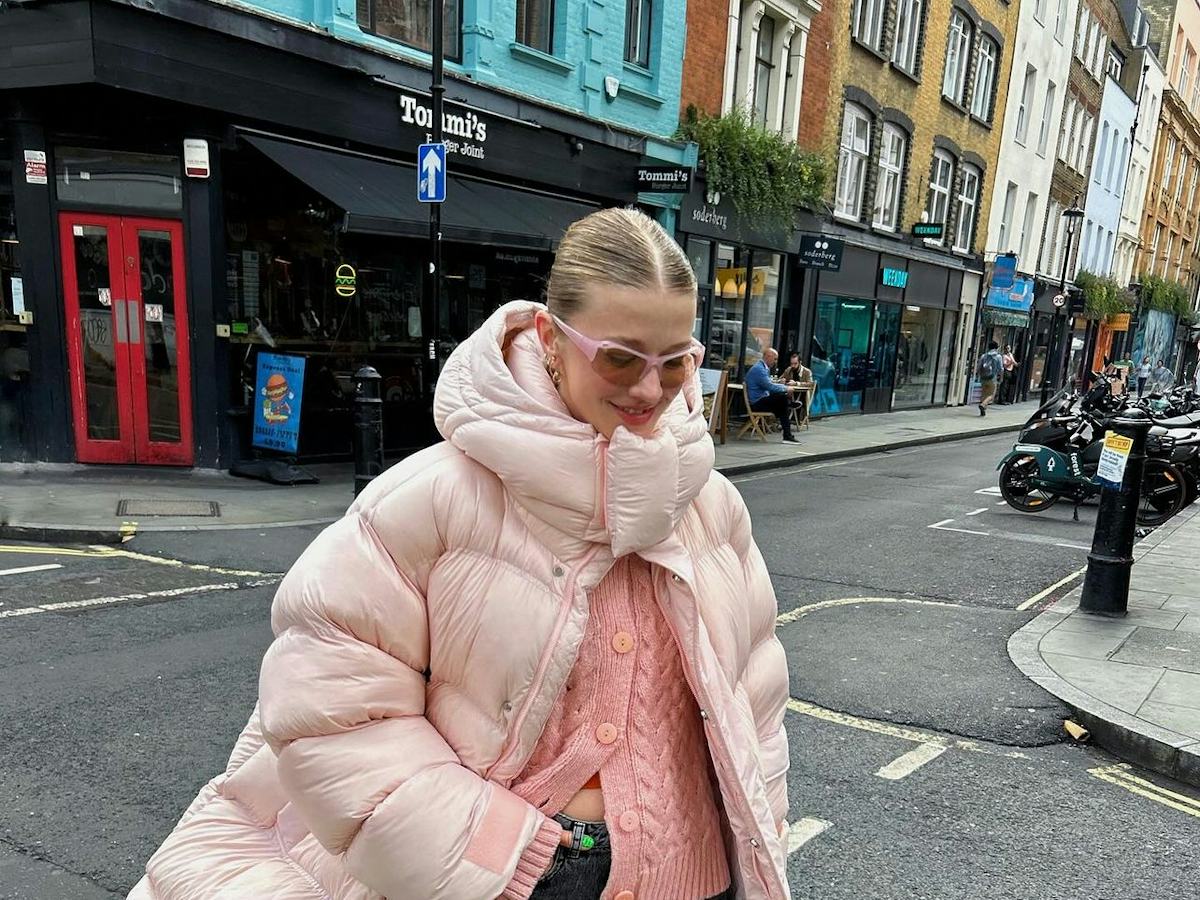 Black Quilted Puffer Coat with Turtleneck — Long Puffer Coat Outfits