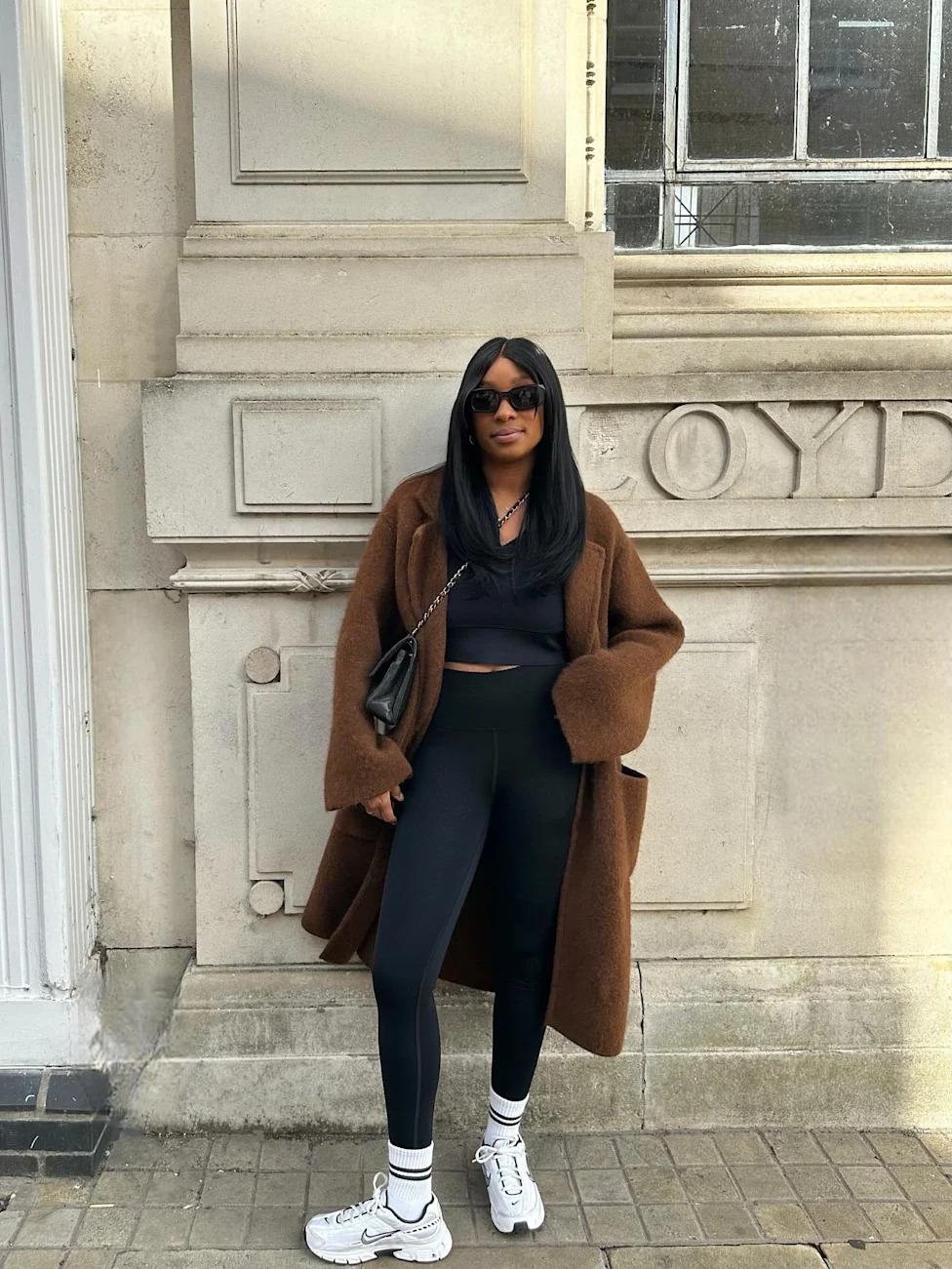 Casual Streetwear Winter Outfit Idea — Winter Outfits with Leggings