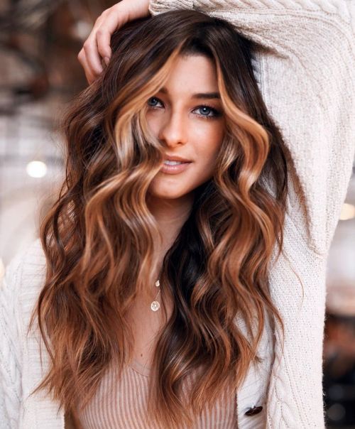 Front View Visual Idea — Winter Hair Colors