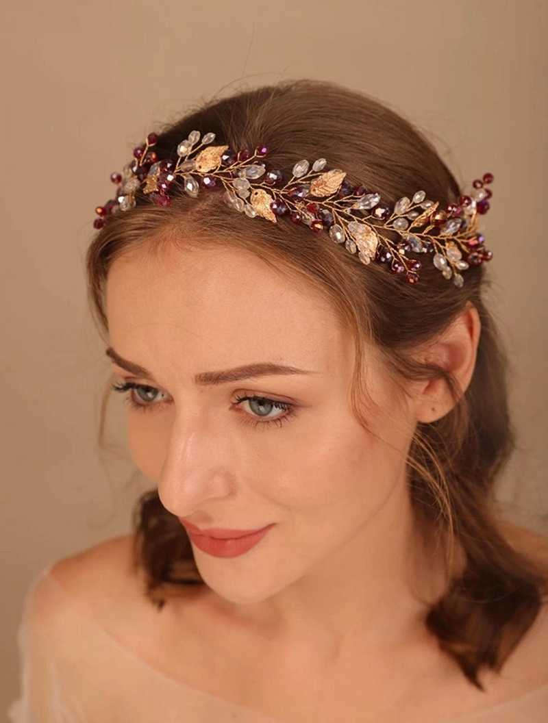 Blonde Updo With Sparkling Headband Blonde Updo With Sparkling Headband — Winter Party Hairstyles
