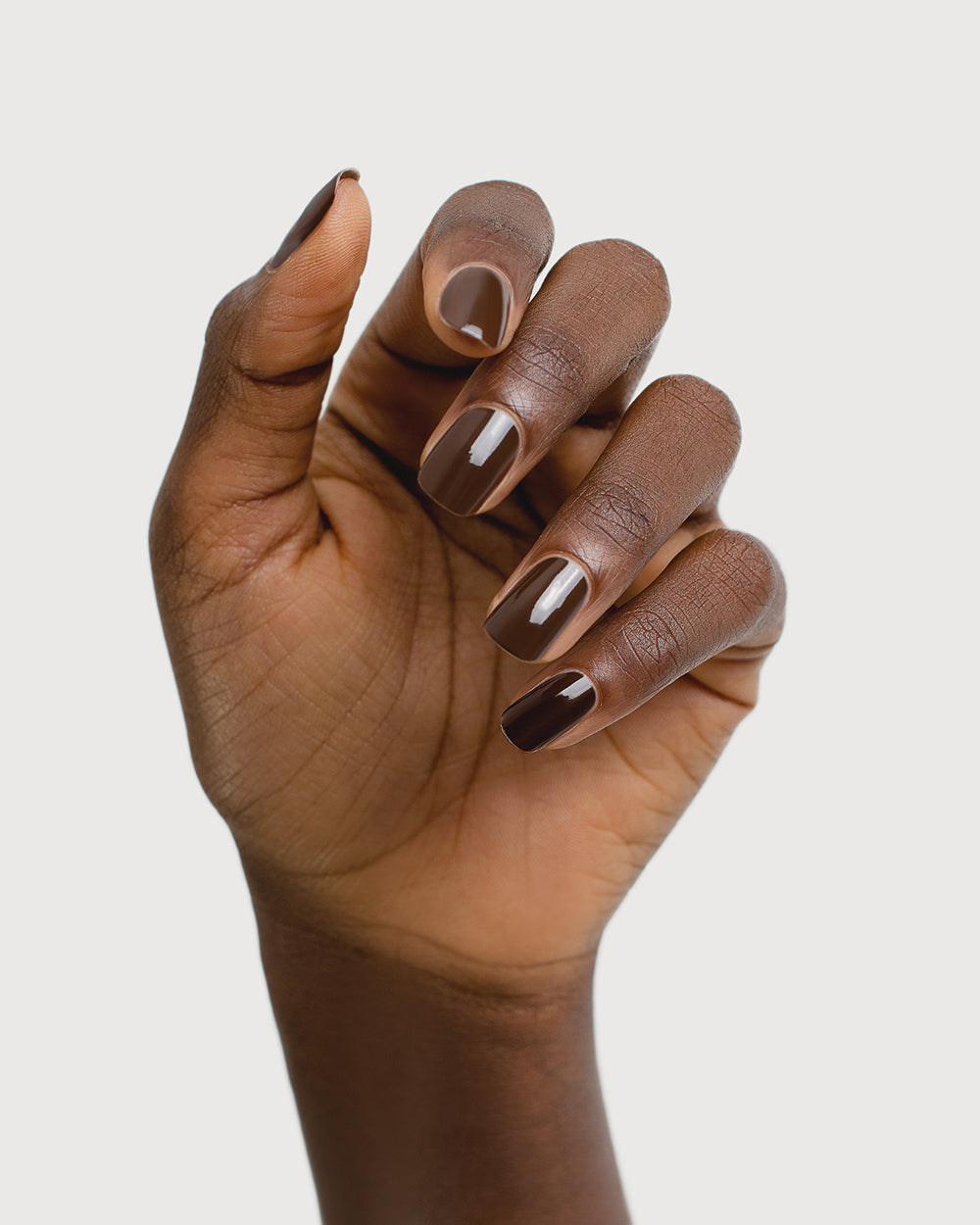 Flawless Deep Chocolate Squares Flawless Deep Chocolate Squares — Chocolate Brown Nails