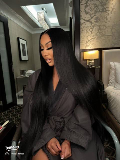 Very Long Jet Black Hair With Extreme Shine Very Long Jet Black Hair With Extreme Shine