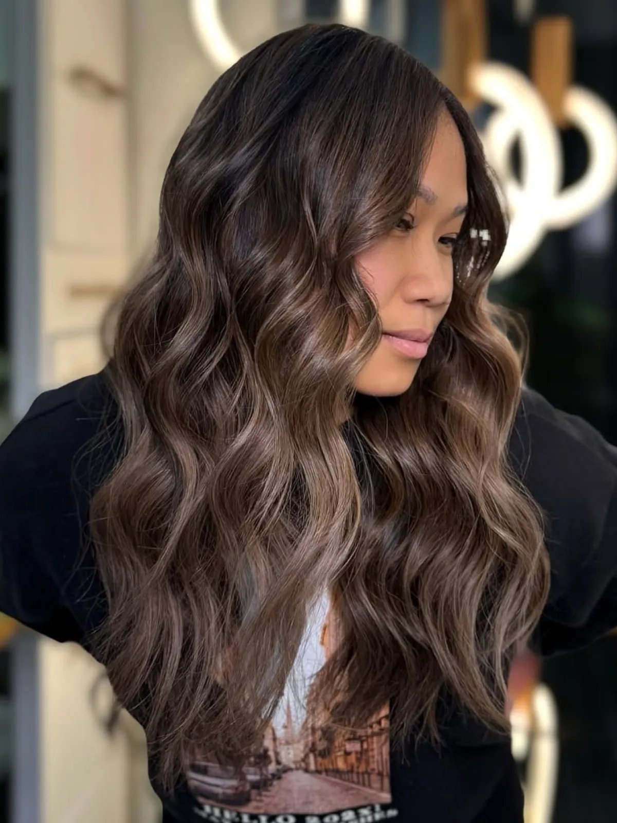 Mid-Back Thick Wavy With Multi-Dimensional Ash Brown — Ash Brown Hair