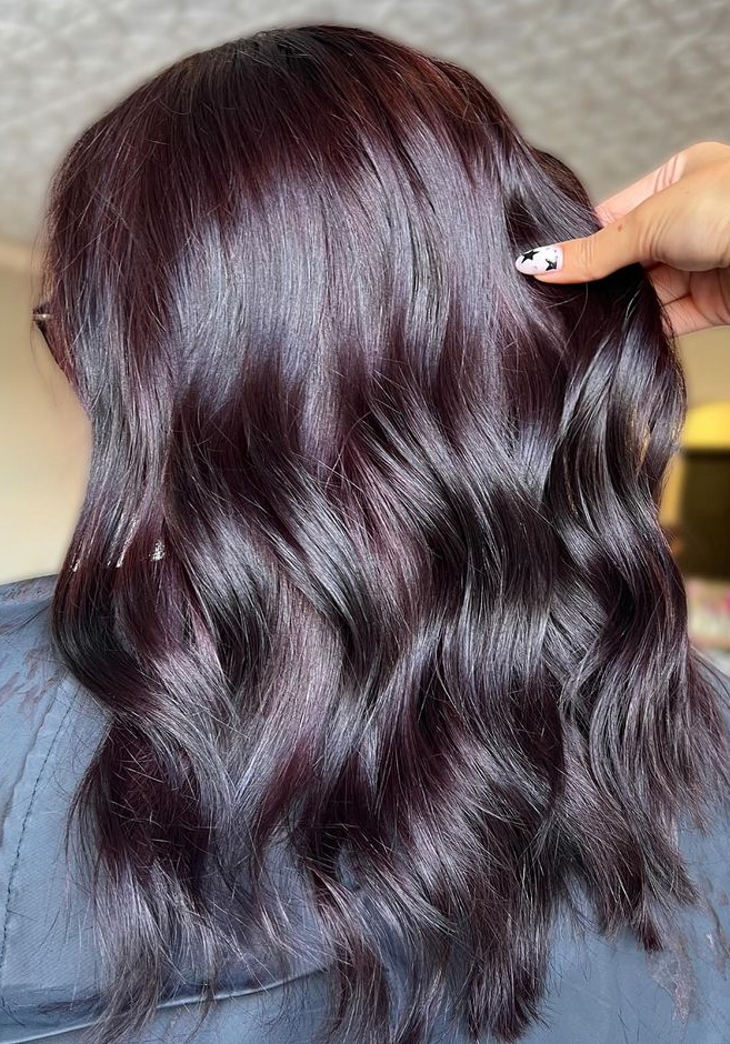 Rich Cherry Red With Cola Undertones — Cherry Cola Hair Color