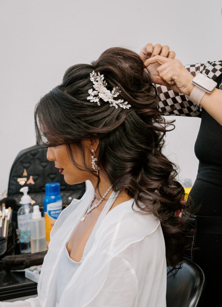 Side-Swept Bangs Visual Idea Side-Swept Bangs Visual Idea — Winter Wedding Hairstyles