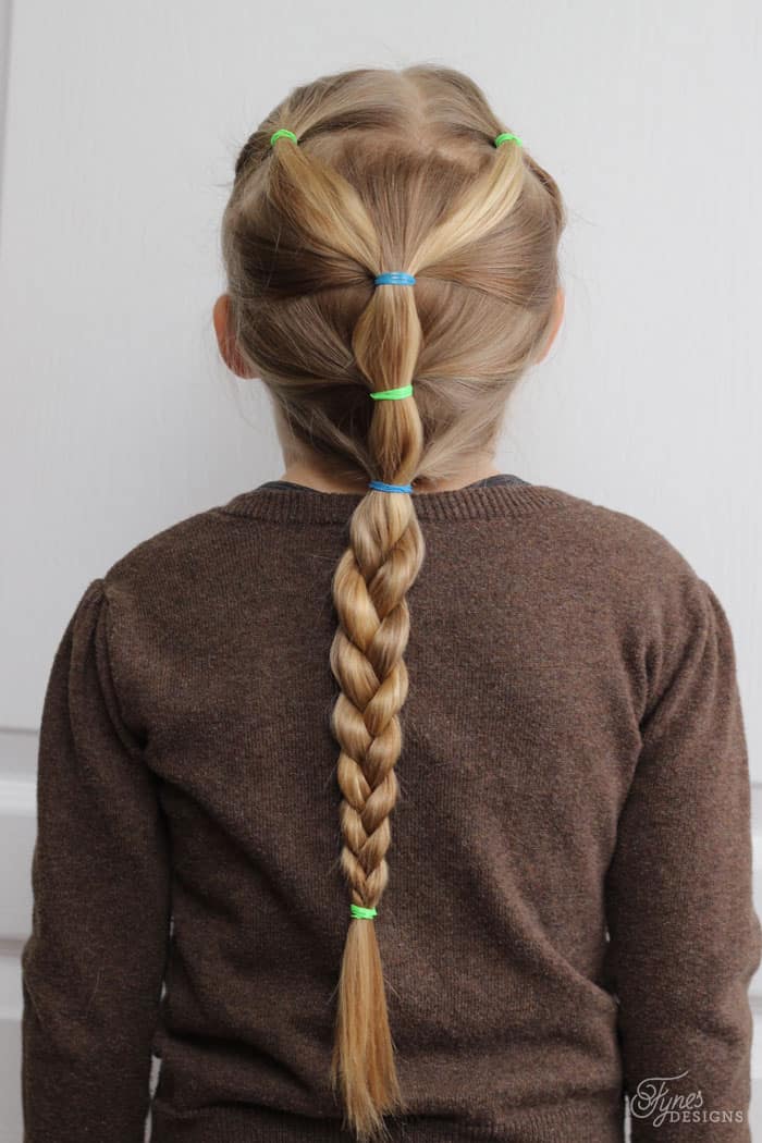 Multi-Section Braided Ponytail Multi-Section Braided Ponytail — Winter Hairstyles for School