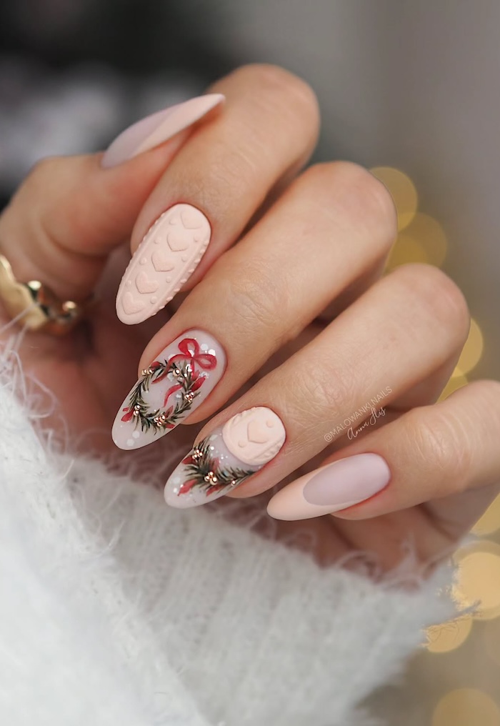 Glossy Mauve Medium Almond Nails Glossy Mauve Medium Almond Nails — Natural Winter Nails