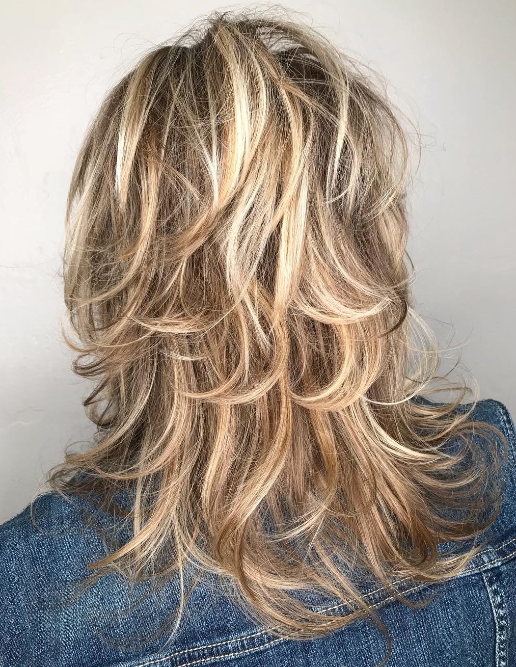 Collarbone Layered Shag — Long Winter Haircuts