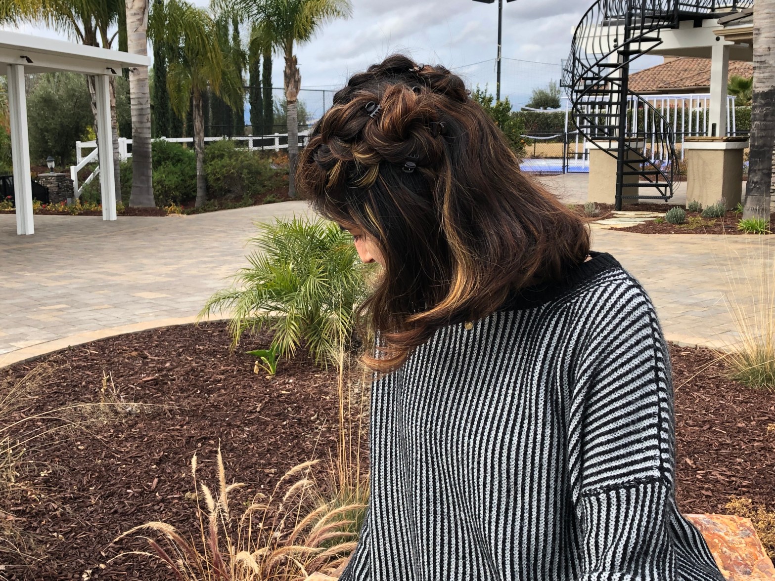 Braided Collarbone Bob With Waves Braided Collarbone Bob With Waves — Winter Hairstyles for School