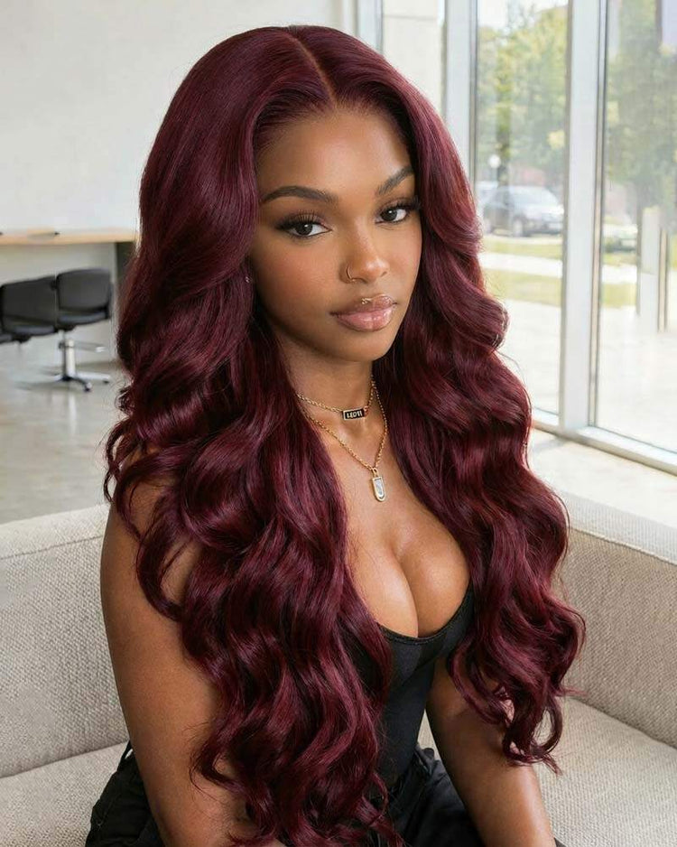 Deep Plum With Burgundy Undertones — Plum Hair Color