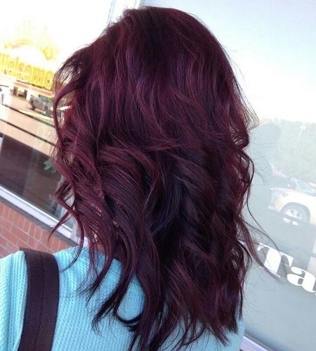 Multidimensional Burgundy-Cherry Hue — Cherry Cola Hair Color