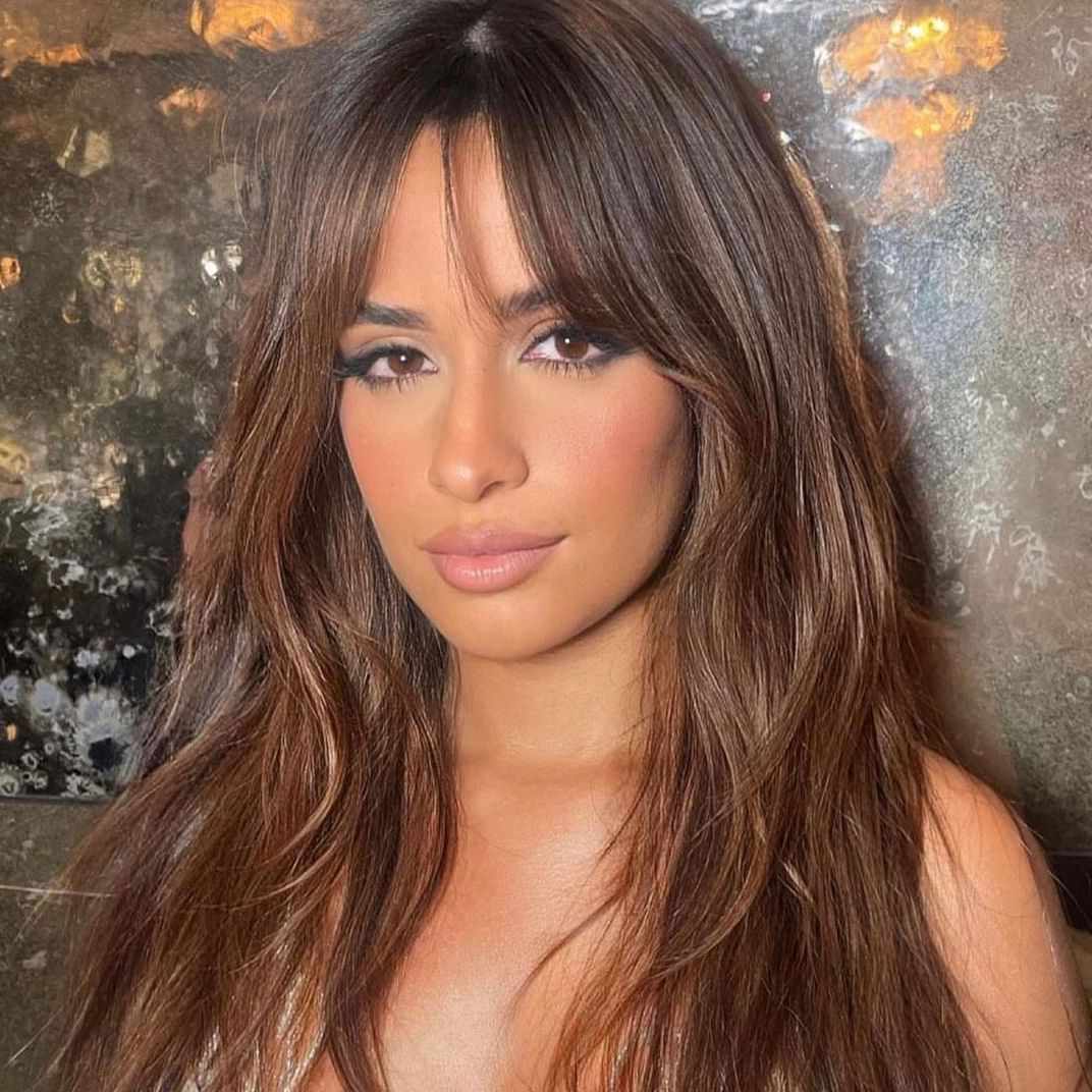 Dark Brown with Caramel Highlights — Long Dark Winter Hair Colors