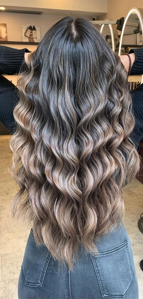 Back View Visual Idea — Winter Hair Colors