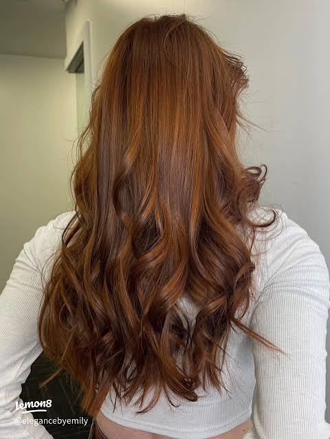 Cinnamon Brown With Copper Undertones — Cinnamon Brown Hair