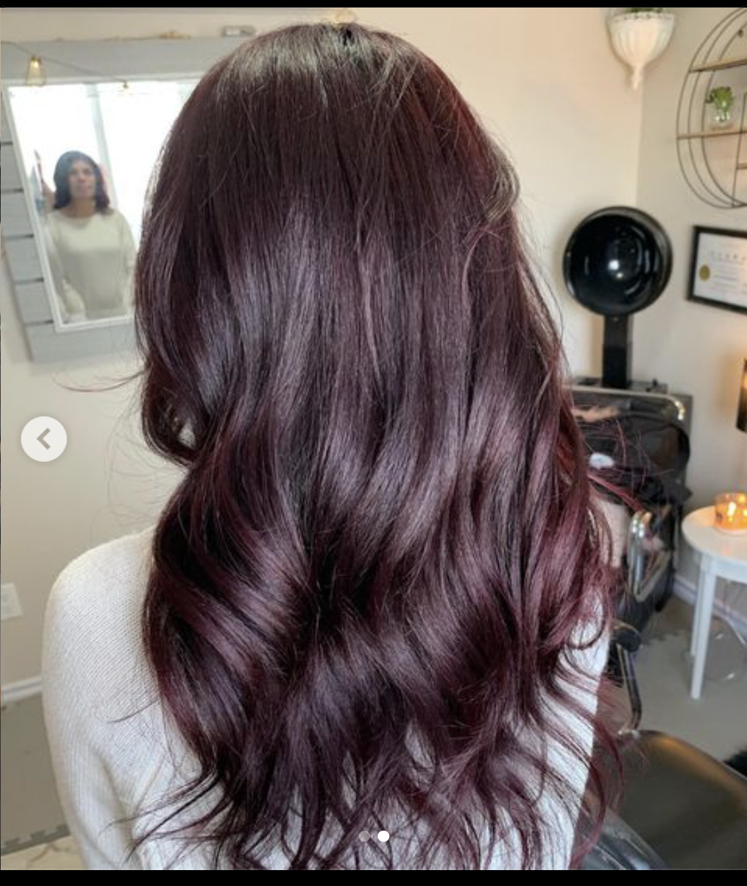 Deep Plum With Cool Undertones — True Winter Hair Color