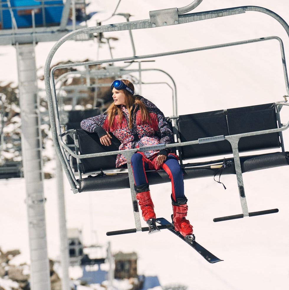 Multi-Color Floral Navy Red Outfit Idea Multi-Color Floral Navy Red Outfit Idea — Ski Outfits