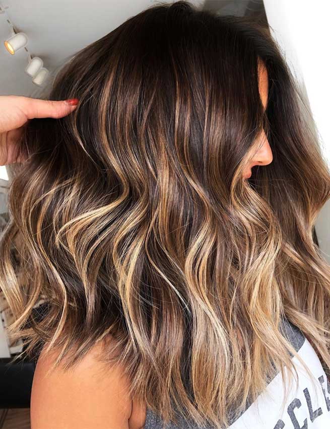 Wavy Thick Visual Idea Wavy Thick Visual Idea — Winter Hair Colors for Brunettes