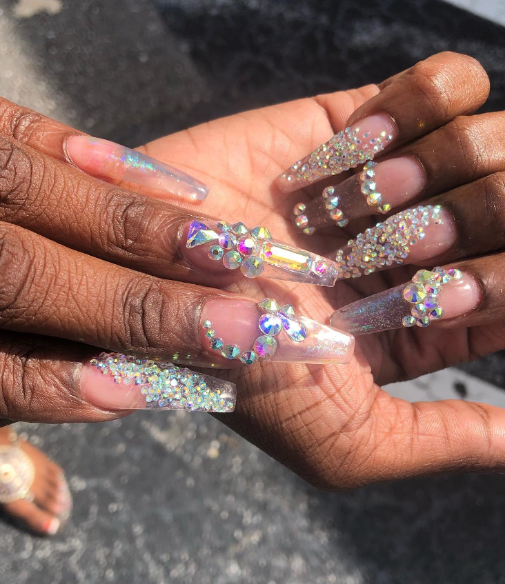Summer Visual Idea — Coffin Nail Designs