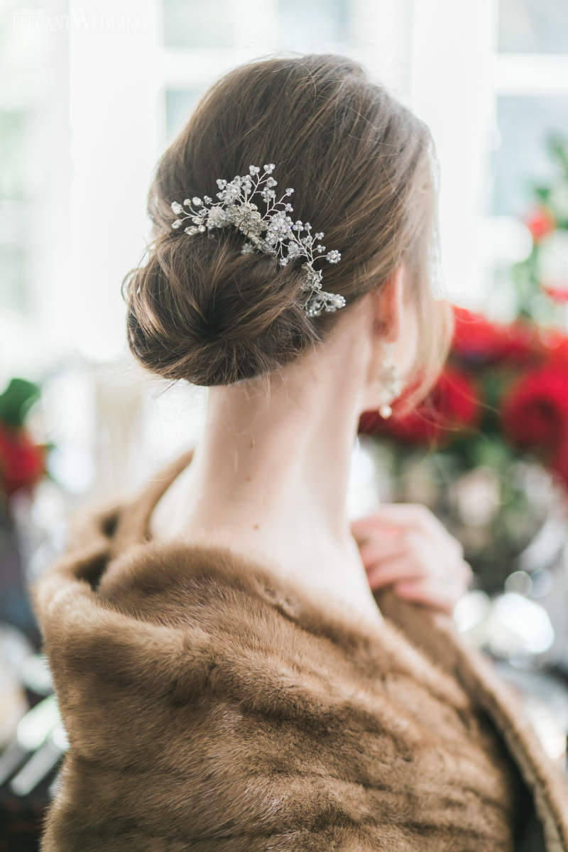 Low Chignon Visual Idea Low Chignon Visual Idea — Winter Wedding Hairstyles