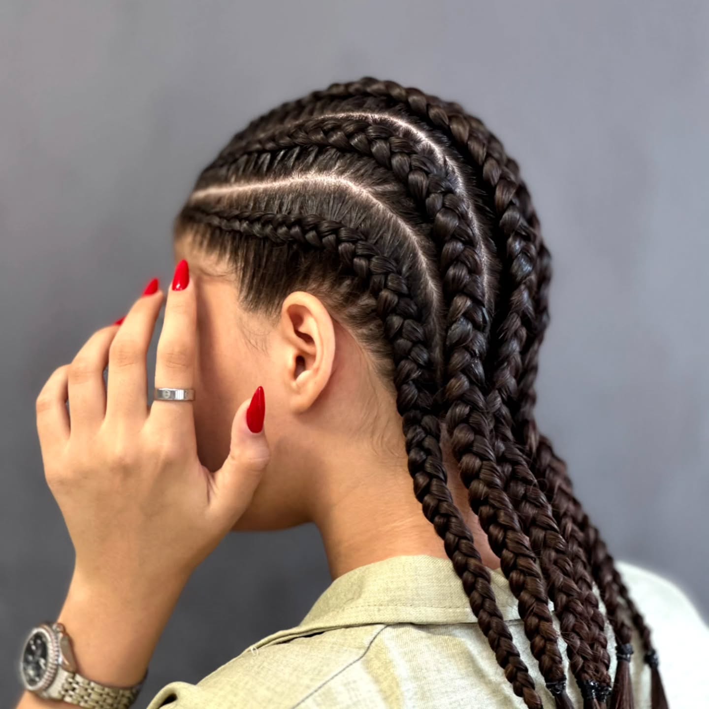 Cornrows to Shoulder Braids — Winter Braids for Black Women