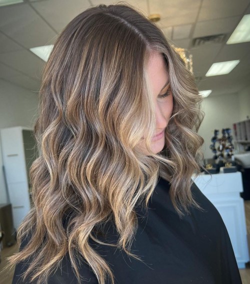 Side Visual Idea Side Visual Idea — Lowlights for Blonde Hair