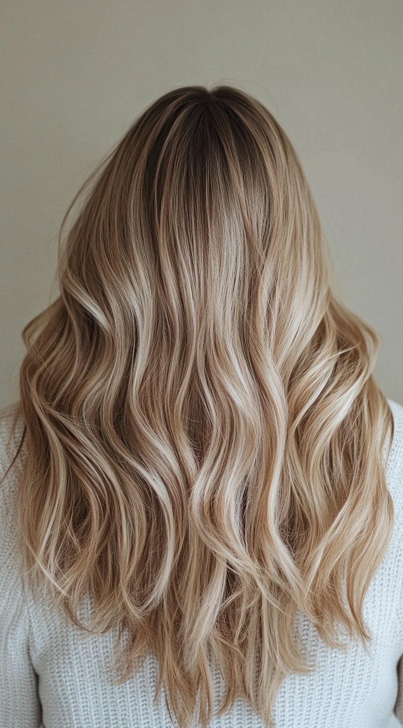 Beige Blonde With Blended Highlights Beige Blonde With Blended Highlights — Winter Highlights