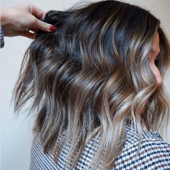 Long Bob Ash Brown To Ash Blonde Long Bob Ash Brown To Ash Blonde — Winter Balayage