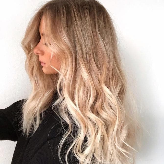 Golden Blonde Balayage — Winter Hair Colors for Blondes