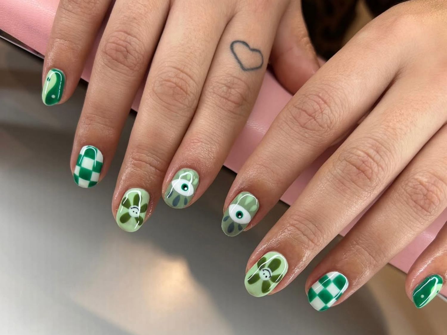 Casual Playful Visual Idea Casual Playful Visual Idea — Short Nail Designs