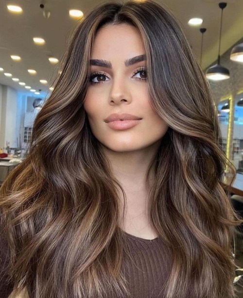 Dark Brown With Caramel and Honey Dark Brown With Caramel and Honey — Fall to Winter Hair Colors