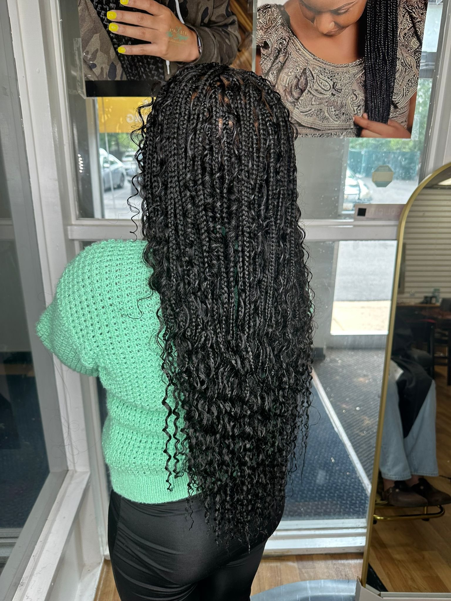 Box Braids With Loose Curly Ends Box Braids With Loose Curly Ends — Winter Twist Hairstyles