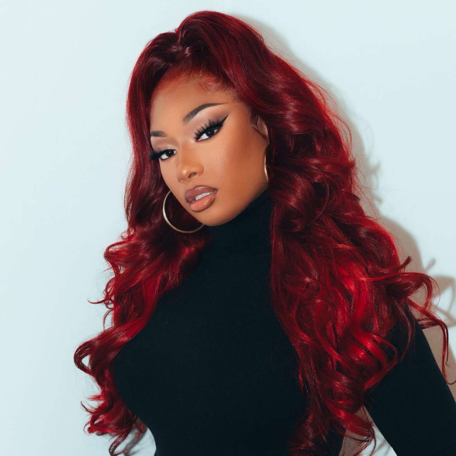 Vibrant True Red Loose Waves Vibrant True Red Loose Waves — Winter Red Hair Colors